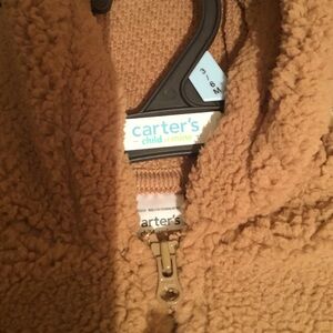 🆕 Carter's Brown Teddy Fleece Hooded Jacket / Suit  / Infant 3-6 months 🐻🤎👶🏼🆕